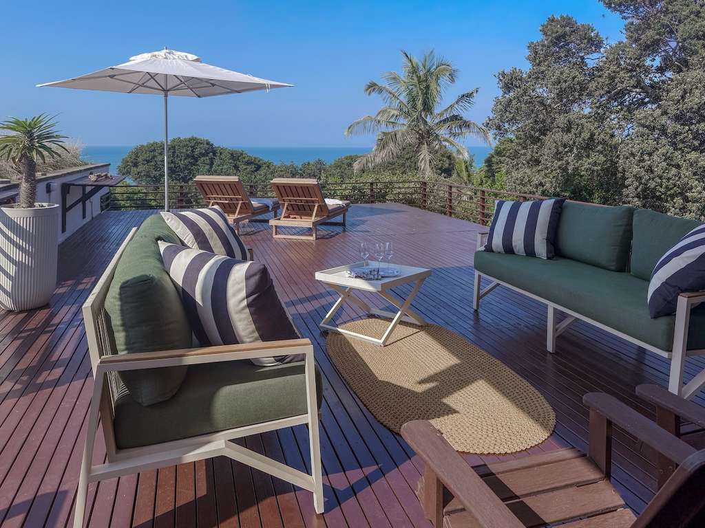 Magical views of the forest and the ocean